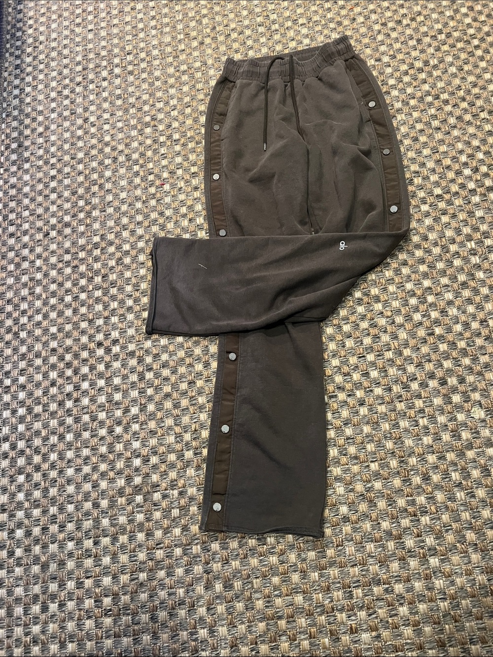 Ladies xs Alo Snap-Side Track Pants